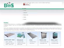 Tablet Screenshot of dionis-komerc.com